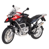 Motocykl BMW R 1200 GS czerwony RASTAR model 1:9 Metalowa karoseria